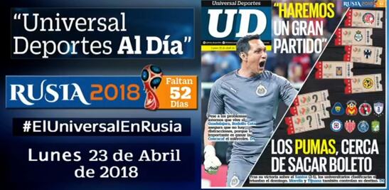 Universal Deportes AL Día 23 de Abril 2018