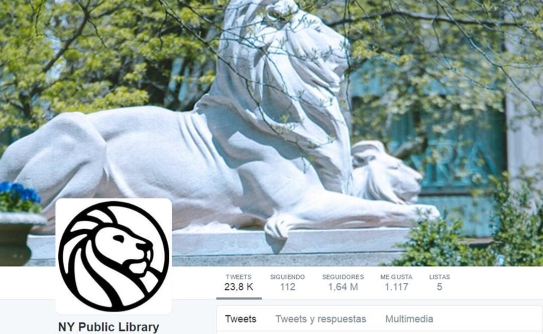 La biblioteca trata de promover su archivo digital  FOTO: TOMADA DE TWITTER