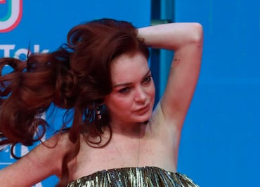 Critican a Lindsay Lohan por fotos en los MTV EMA