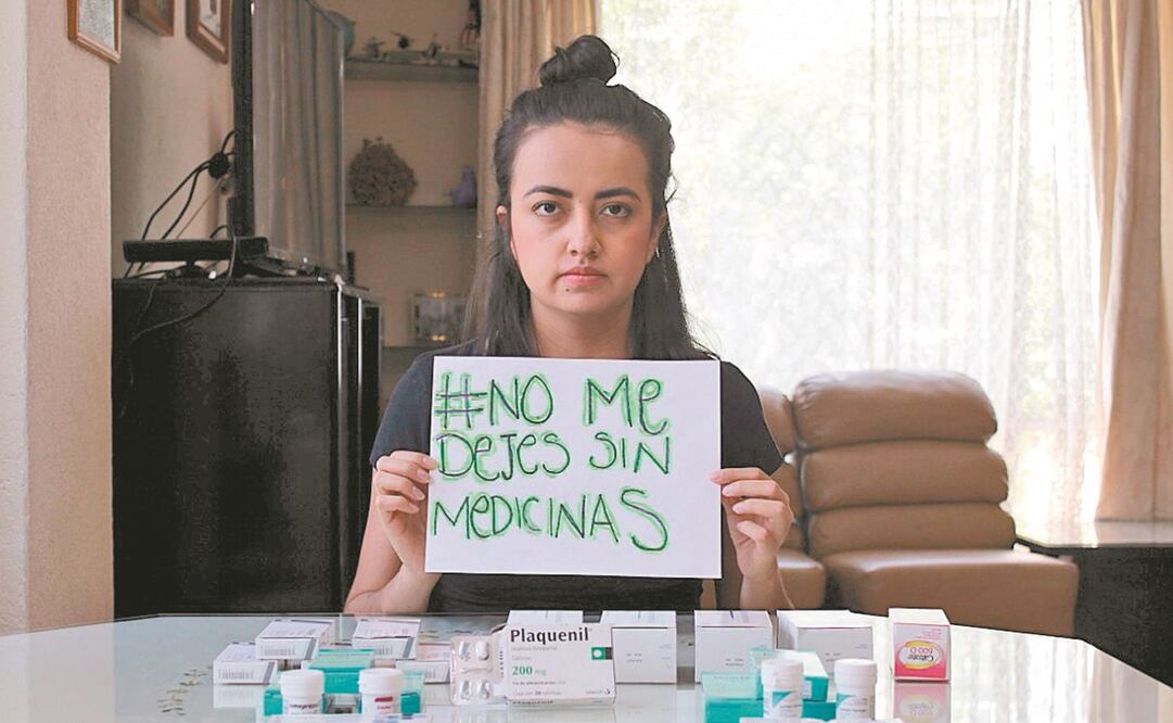 A María Fernanda le diagnosticaron lupus hace tres años y medio, y debe tomar hidroxicloroquina para calmar el dolor. Foto: Especial