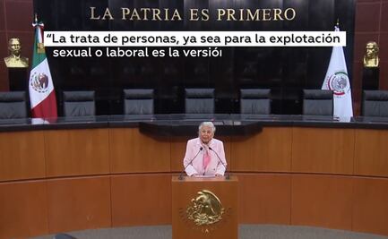 Olga Sanchez propone incrementar penas por trata de personas, de 20 a 40 años de prisión