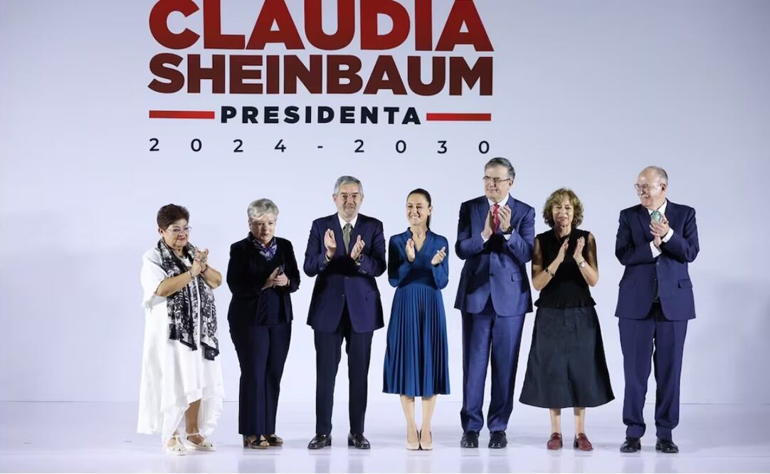 Parte del gabinete de Claudia Sheinbaum. Foto: Archivo EL UNIVERSAL