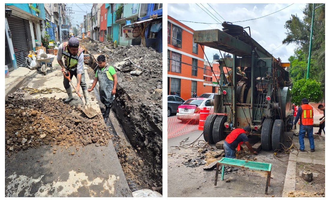 Refuerzan red hídrica en Iztapalapa; rehabilitan pozos y redes para prevenir inundaciones y grietas. Foto: Especial