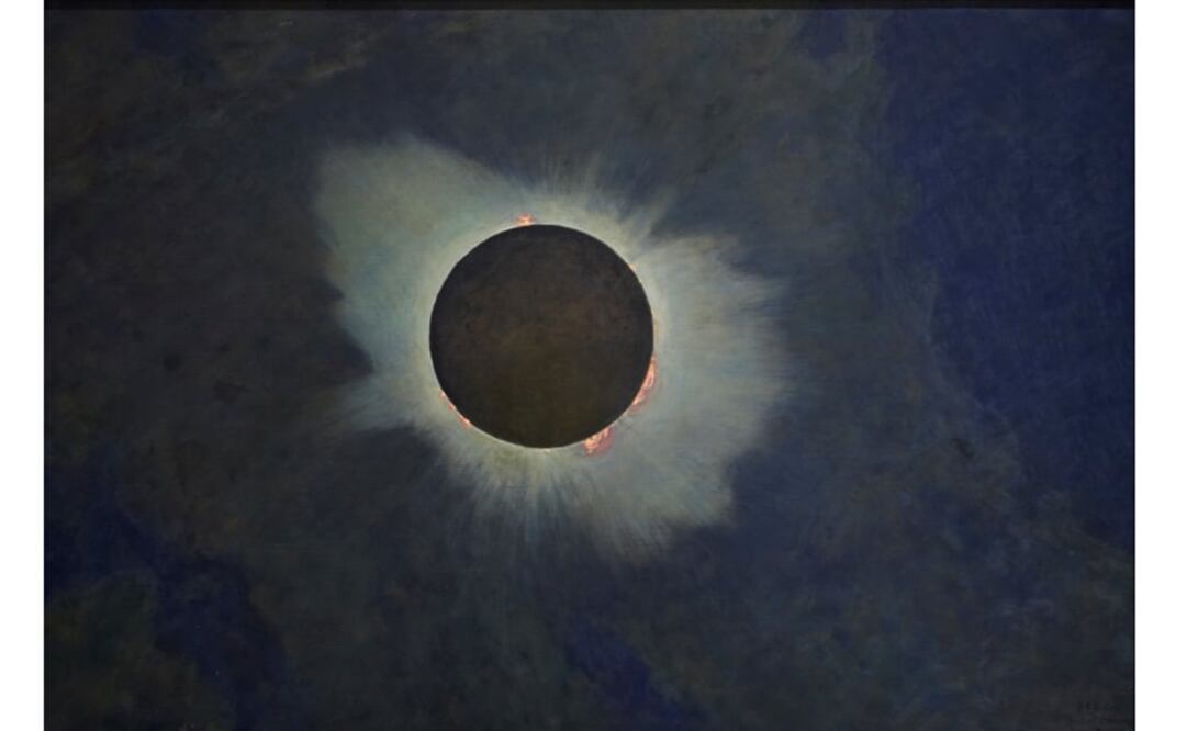 "Solar Eclipse, 1918", de Howard Russell Butler. Foto: artmuseum.princeton.edu