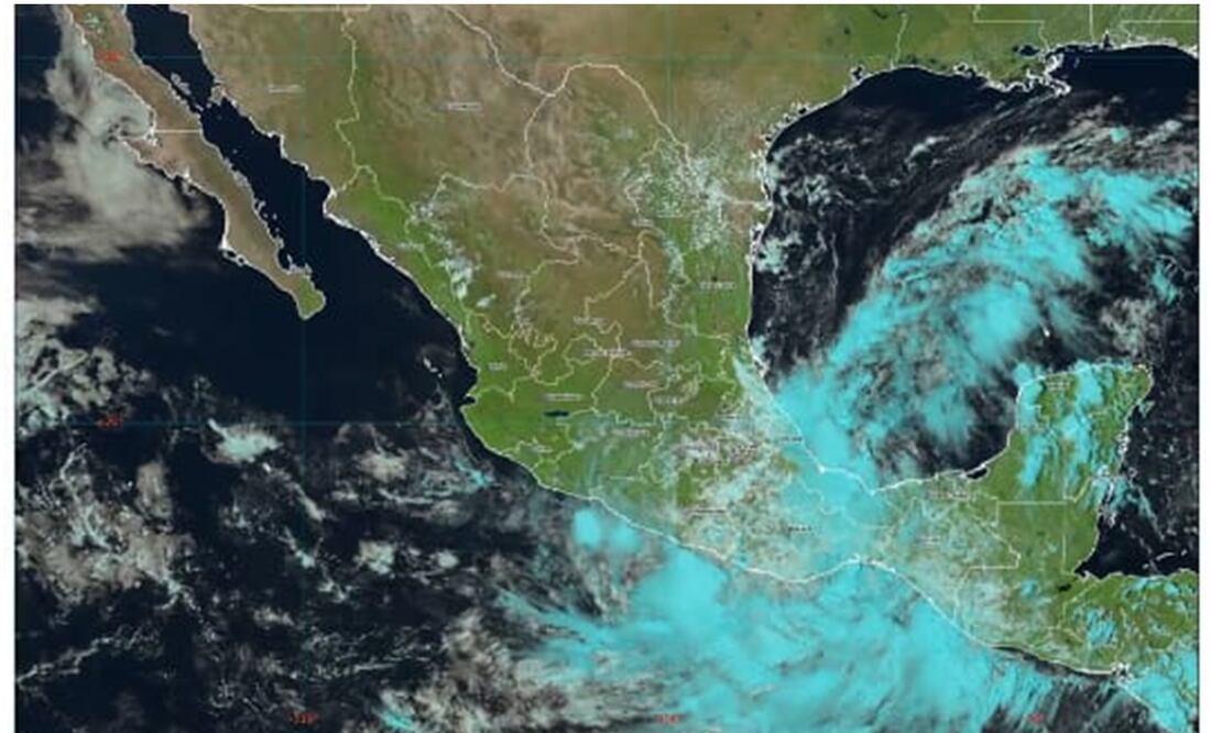 Conagua prevé que depresión tropical Once-E se convierta en tormenta Kristy. Foto: Conagua