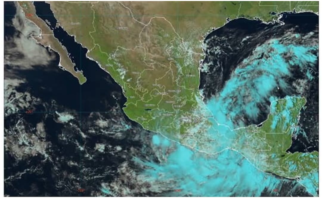 Conagua prevé que depresión tropical Once-E se convierta en tormenta Kristy. Foto: Conagua
