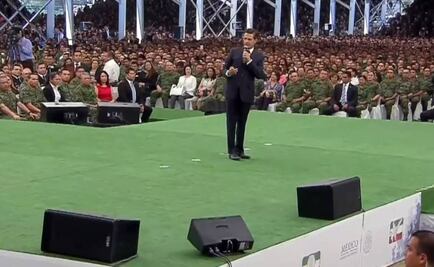Quienes desacreditan a las Fuerzas Armadas, desacreditan a México: Peña Nieto