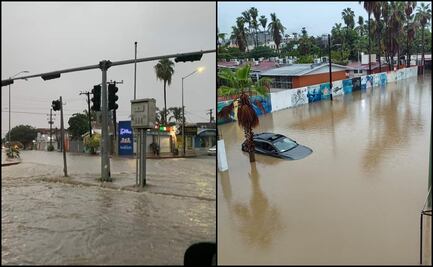 El paso de la Tormenta Tropical Ileana deja inundaciones, deslaves y crecida de arroyos en Baja California Sur