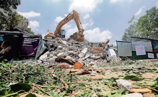 Derrumbe fue causado por lluvias: empresa