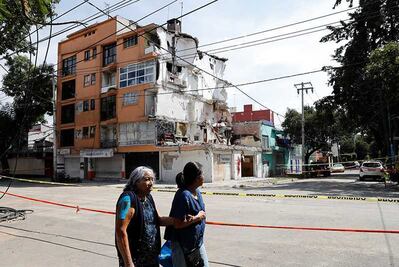 México después de los sismos. La demolición