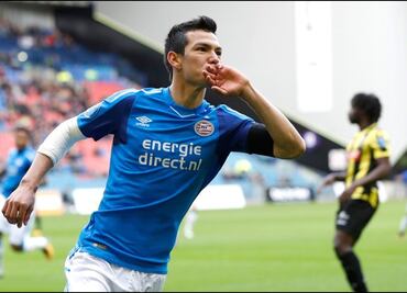 "Chucky" Lozano anota doblete y marca una asistencia en victoria del PSV