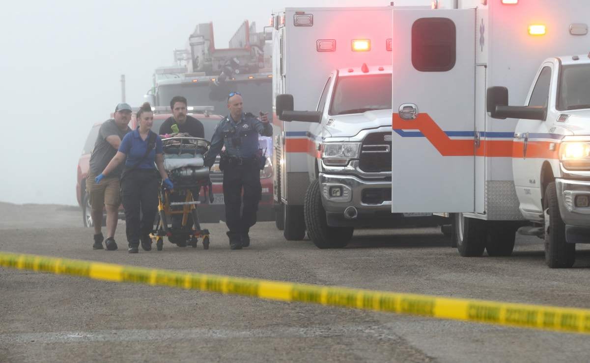 Padre del niño quemado fallecido en accidente aéreo llega a Texas para reencontrarse con su esposa sobreviviente