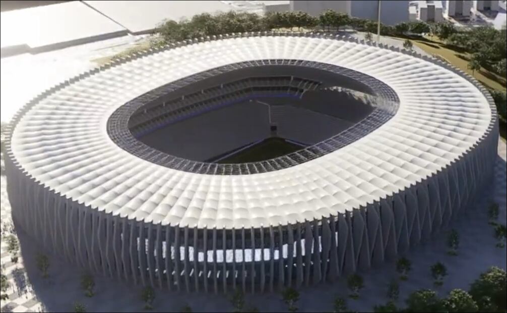 Así sería el nuevo estadio del Cruz Azul - Foto: Captura de pantalla