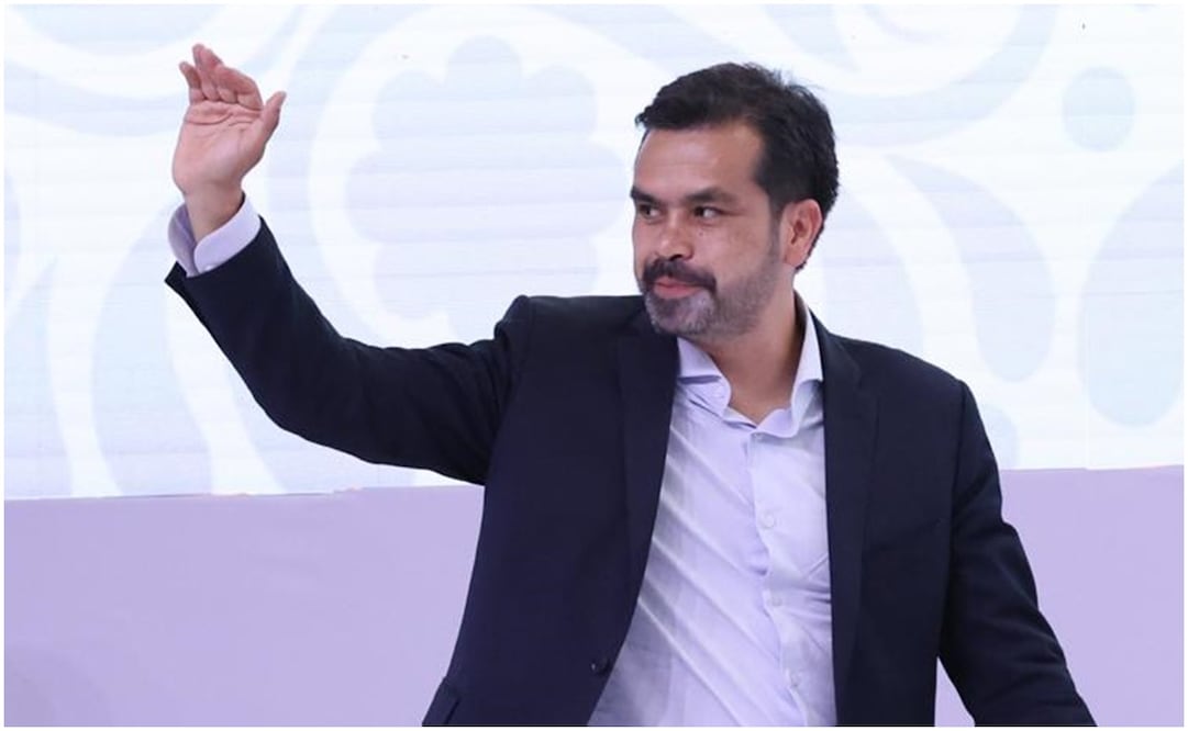 Jorge Álvarez Máynez, candidato de MC a la presidencia. Foto: Diego Simón/ EL UNIVERSAL