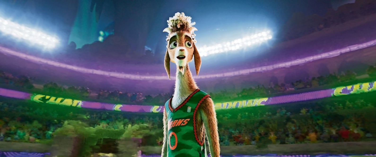 La película se centra en una pequeña cabra llamada Will, quien tiene el sueño de jugar en un deporte dominado por animales grandes y feroces. Foto: Sony Pictures Animation