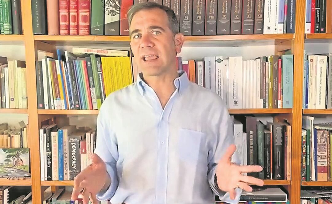 Lorenzo Córdova anunció que el 18 de mayo se darán a conocer los pormenores de la próxima Cumbre Global de la Democracia Electoral. FOTO TOMADA DE VIDEO