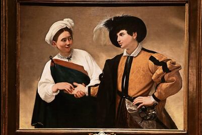 Gitana robando anillo a joven, la obra estrella del Munal