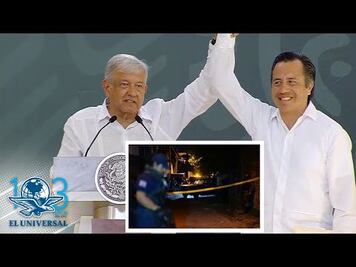 AMLO levanta la mano a Cuitláhuac García para respaldarlo