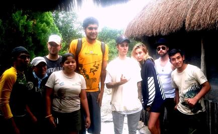 Justin Bieber visits Quintana Roo park