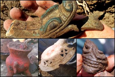 Encuentran sahumadores y ollas aztecas en Cuautitlán