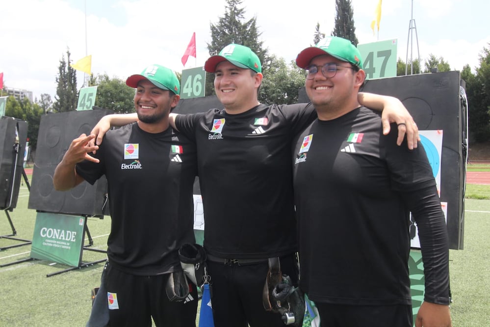Sebastián García, Juan del Río y Máximo Méndez entregan a México segundo bronce en la Copa del Mundo de Tiro con Arco - Foto: Omar Contreras/EL UNIVERSAL
