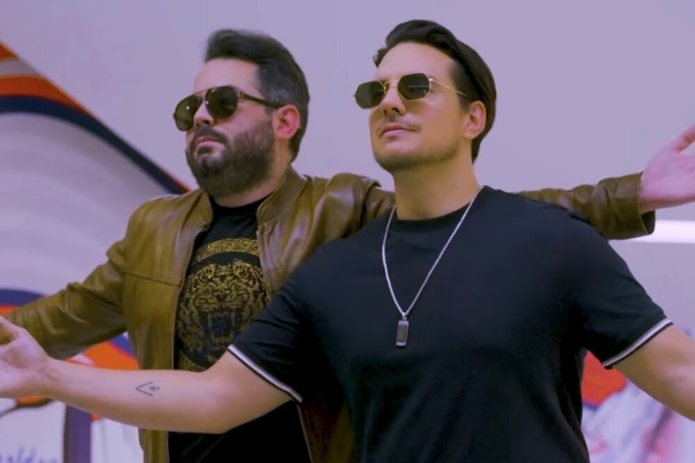 Vadhir y José Eduardo Derbez se transformaron en drags. Foto: Instagram @primevideomx