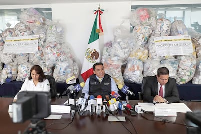 Aseguran 205 mil 542 piezas de medicamento irregular