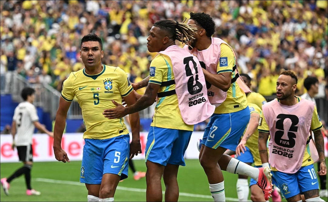 Brasil avanzó a octavos de final del Mundial 2026 al vencer a Japón con remontada de último minuto / FOTO: AFP