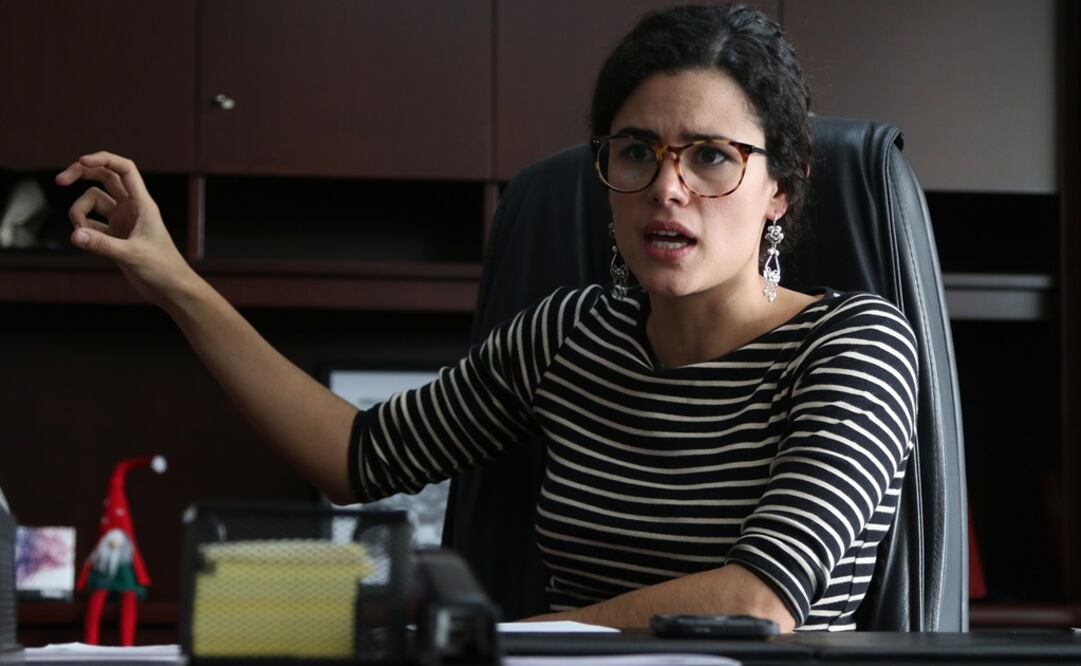 Secretaria del Trabajo y Previsión Social, Luisa María Alcalde Luján. Fotografía: CARLOS MEJÍA. EL UNIVERSAL
