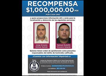 Ofrecen recompensa de 1 mdp por presuntos asesinos del periodista Luis Enrique Ramírez