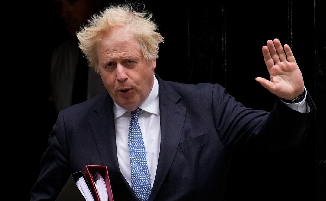 El exprimer ministro británico Boris Johnson. Foto: AP