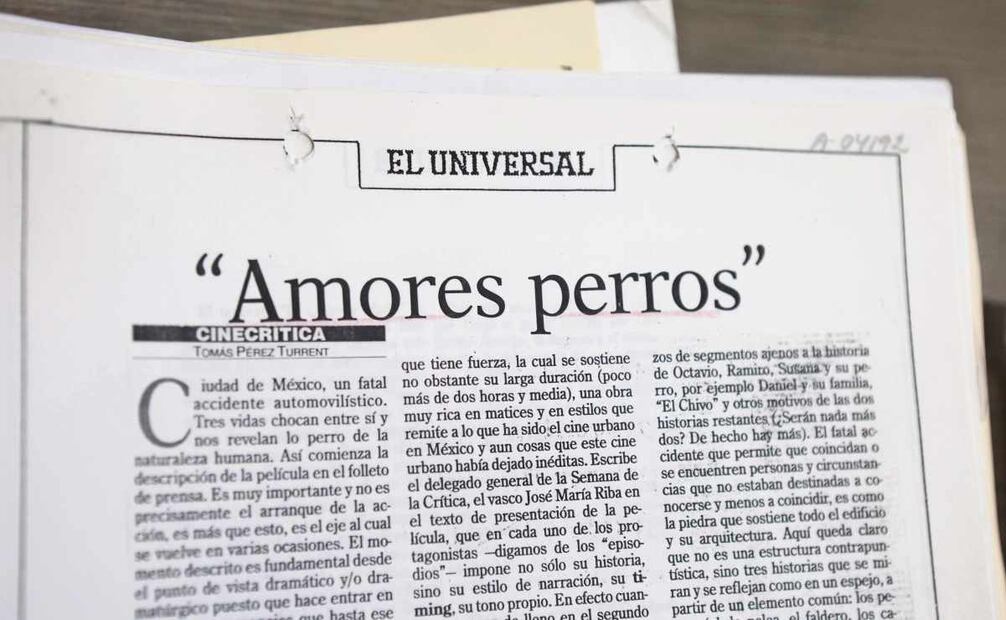 En la biblioteca se conservan guiones de distintas películas. Foto: Gabriel Pano / El UNIVERSAL