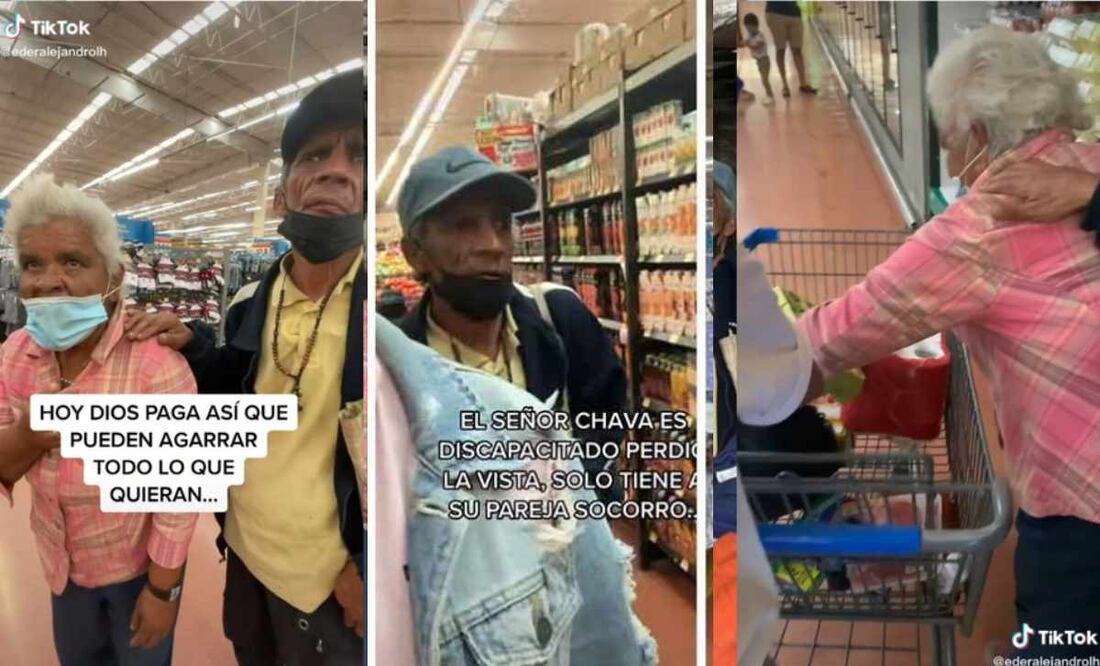 "Pueden agarrar todo lo que quieran, ¿va?", les dijo al entrar al supermercado provocando su felicidad.