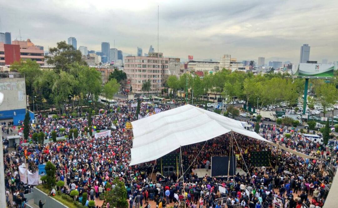 Monreal rindió un informe sobre los primeros 100 días de gestión (Foto: Tomada de @RicardoMonrealA)