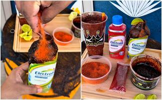 ¡Para la cruda! Lanzan Electrolit preparado con chamoy y chile piquín; video causa furor en TikTok