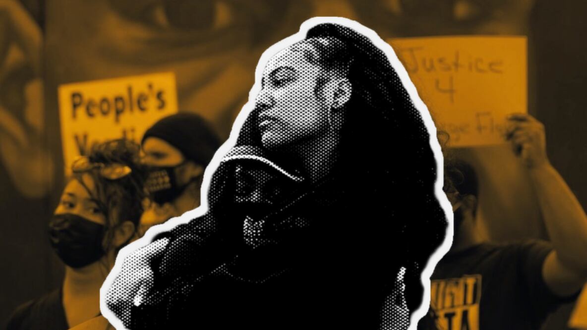 Toni Adepegba dice que prefirió no volver a ver el video de Floyd para no "revivir el trauma". Foto: Getty Images