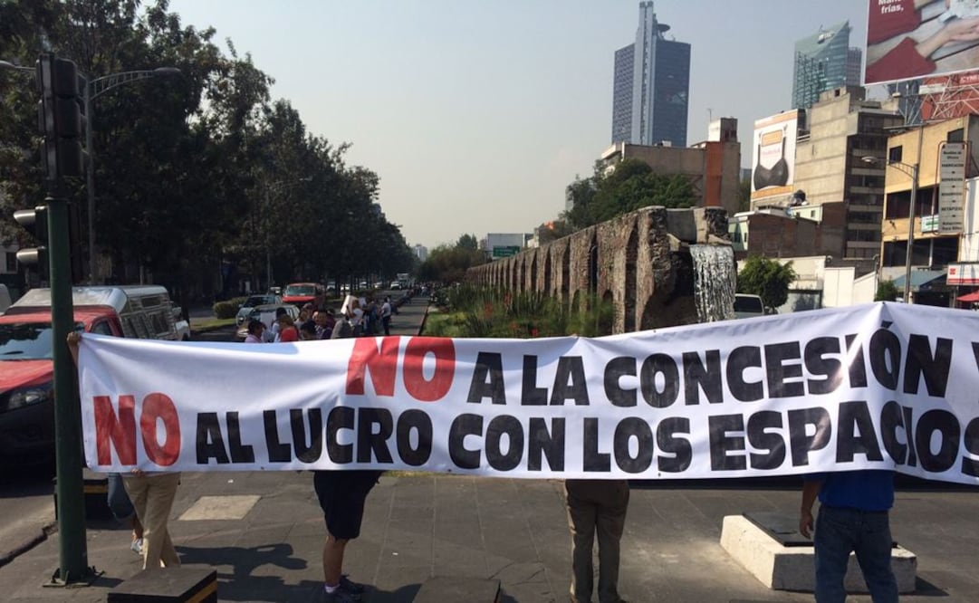 Vecinos protestan por CCChapultepec