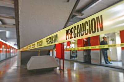 Nueve estaciones de Línea 2 del Metro registran daños