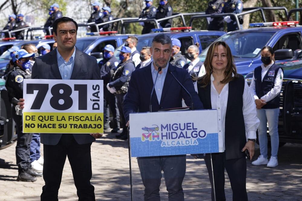 Alcalde anuncia más patrullas en la Miguel Hidalgo. Foto. Fernanda Rojas El UNIVERSAL
