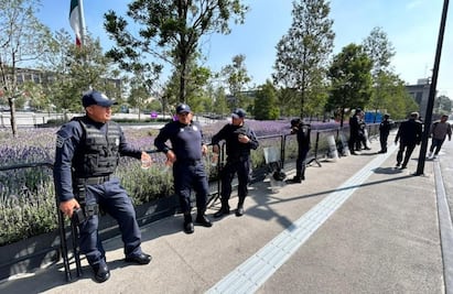 2 mil policías vigilan primer cuadro de Toluca por toma de protesta de Delfina Gómez