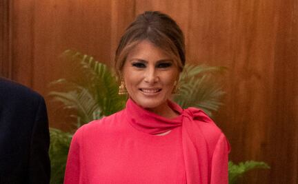 Estos son los increíbles atuendos de Melania Trump en la India