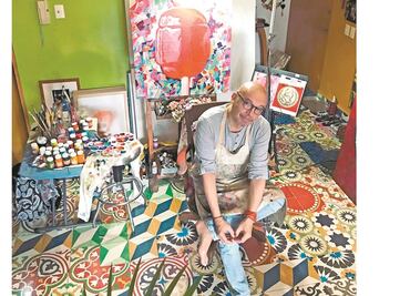 Mauricio Castillo se reconecta con su arte en cuarentena