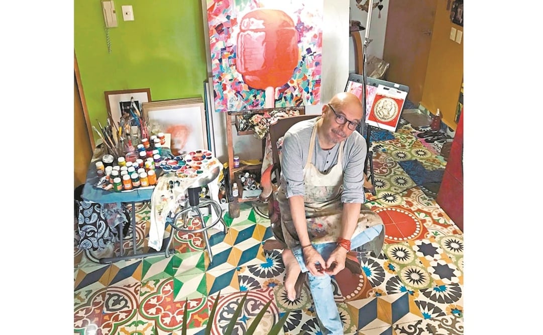 Castillo, quien se tituló como grabadista, se especializa en el arte pop. Foto: Isabel Castillo