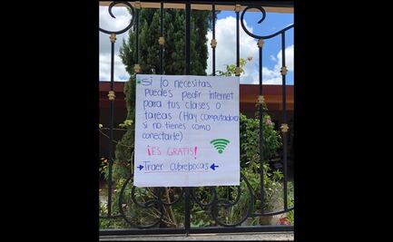 Joven yucateca ofrece internet gratis para que estudiantes tomen clases virtuales