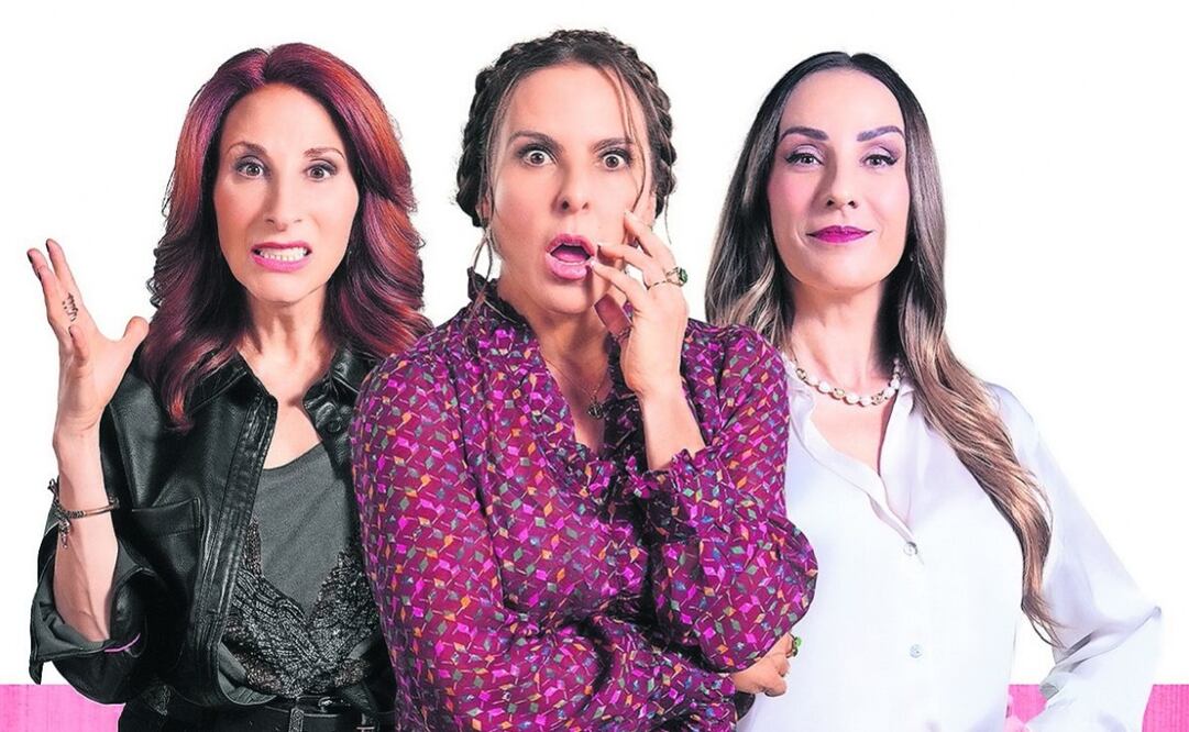 Mónica Huarte es una madre viuda, Kate del Castillo una que no sabe cómo lidiar con un adolescente, y Consuelo Duval es la líder del trío. Foto: VIX