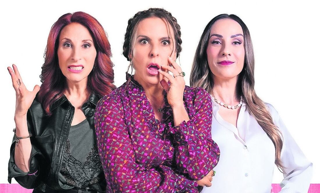 Mónica Huarte es una madre viuda, Kate del Castillo una que no sabe cómo lidiar con un adolescente, y Consuelo Duval es la líder del trío. Foto: VIX