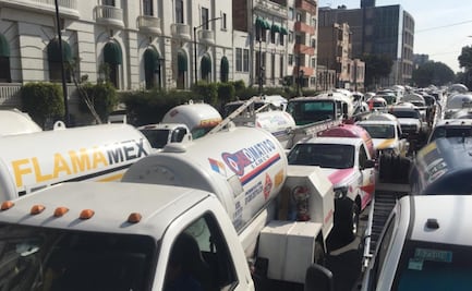 Protestan frente a Segob contra gaseras clandestinas en Edomex