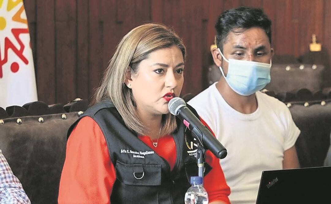 González manifestó su apoyo a los habitantes de Topilejo. Foto: Especial