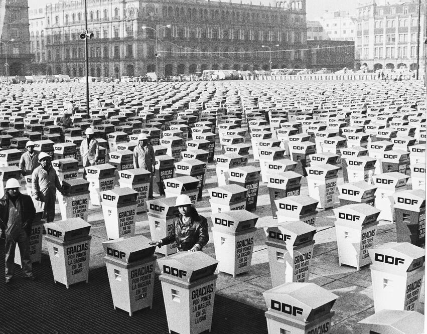 Ponga la basura en su lugar 