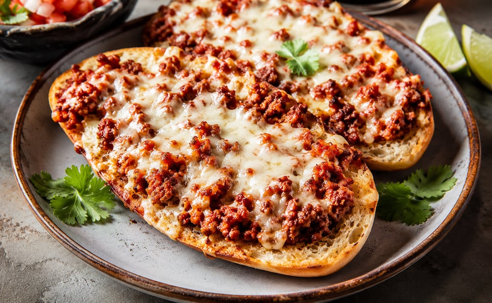 Los molletes tienen su origen en España, pero en México fueron adaptados con ingredientes locales. Foto: Imagen generada con IA